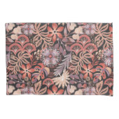 Boho Terracotta Floral Pattern Pillow Case Set 枕カバー (正面左)