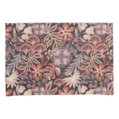 Boho Terracotta Floral Pattern Pillow Case Set 枕カバー (正面右)