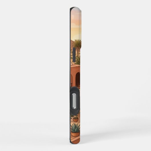 Boho Terracotta iPhone 16 Pro Max Case | Moroccan  iPhoneケース (右側面)