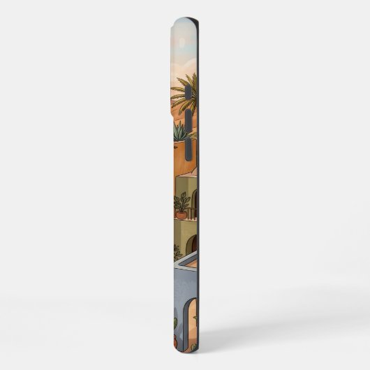 Boho Terracotta iPhone 16 Pro Max Case | Moroccan iPhoneケース (左側面)