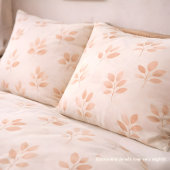 Boho Terracotta Leaf Botanical Pattern Pillowcase 枕カバー