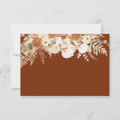 Boho Terracotta Lilies Candy Jar Guessing Game ノートカード (裏面)