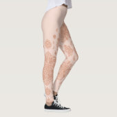 Boho Terracotta Mandala レギンス (右)