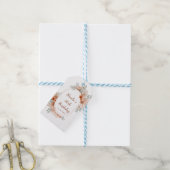 Boho Terracotta Pampas Grass ギフトタグ (より糸付き)