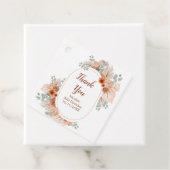 Boho Terracotta Pampas Grass Birthday フェイバータグ (インサイチュ)