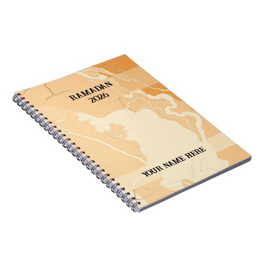 Boho Terracotta Ramadan ノートブック (右側)