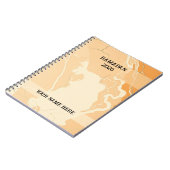 Boho Terracotta Ramadan ノートブック (左側)