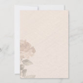 Boho Terracotta Rose Sage Greenery Wedding | 招待状 (裏面)