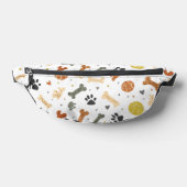 Boho Terracotta & Sage Pattern Dog Walk Essentials ファニーパック (レイダウン)