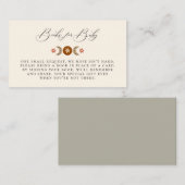 Boho Thenastical Book Request Enclosure Card(ボホ天文書 プレイスカード (正面/裏面)