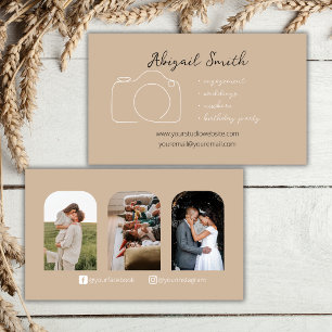 Boho Three Photo Photographer名刺 名刺