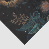 Boho Tiger in Tree with Moon 薄葉紙 (詳細)