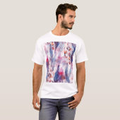 Boho Tigs and Feather:ファッショナブルなアートワーク Tシャツ (正面フル)