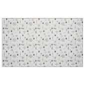 Boho Tigs & Pinecone Christmas ID986 ファブリック (ファットクウォーター)