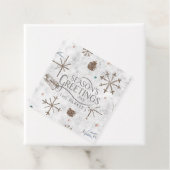 Boho Tigs & Pinecone Christmas ID986 フェイバータグ (インサイチュ)