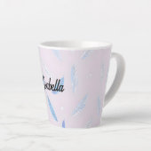 Boho Trendy Feathers Luxury Collection カフェラテマグ (右アングル)