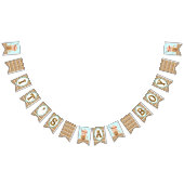 Boho Tribalベビーシャワーのバナー バンティングフラッグ (全)