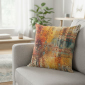 Boho Tribal Abstract Ethnic Pattern クッション