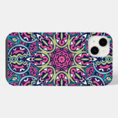 Boho Tribal iPhoneサイケデリックケース iPhoneケース (裏面横)
