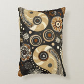 Boho Tribal Paisley & Mandala Pillow アクセントクッション (正面(垂直))