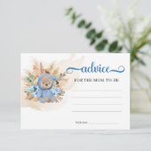 Boho Tropicalテディベアアドバイスは母のためのbe エンクロージャーカード (スタンド正面)