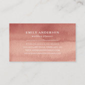 Boho Tropical Floral 名刺 (裏面)