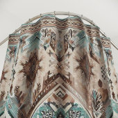 Boho Turquoise Western Shower Curtains, Home Decor シャワーカーテン