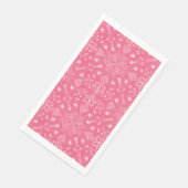 Boho Valentine Garden Paper Guest Towels (コーナー)