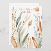 Boho Vibesで生活が良い – 書き込み宇宙 シーズンカード (正面/裏面)