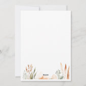 Boho Vibesで生活が良い – 書き込み宇宙 シーズンカード (裏面)