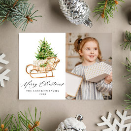 Boho Waterカラークリスマススススススソリ写真 シーズンカード