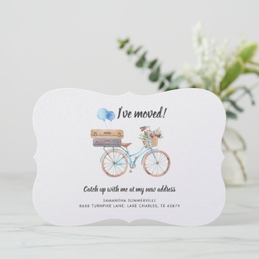 Boho Water Color Moving Announcement (スタンド正面)