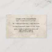 Boho Watercolor Puppy Dogs Dog Walker Pet Sitter 名刺 (裏面)