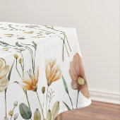 Boho Watercolor Wildflower テーブルクロス (インサイチュ)