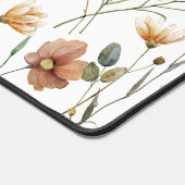 Boho Watercolor Wildflower デスクマット (コーナー)