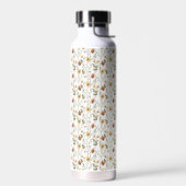 Boho Watercolor Wildflower Water Bottle ウォーターボトル (左面)