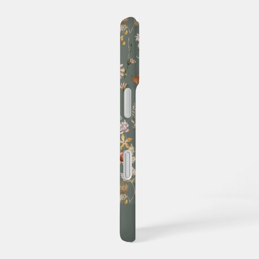 Boho Watercolor Wildflowers iPhone 16  16ケース (右側面)
