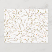 Boho Waterorベビーシャワーバンプゲーム囲い車 エンクロージャーカード (裏面)