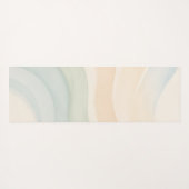 Boho Waves Mindful Calming Minimalist ヨガマット (裏面(横))