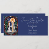 Boho Wedding日付を保存 (正面/裏面)