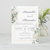 Boho Wedding Invitation 招待状 (スタンド正面)