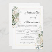 Boho Wedding Invitation 招待状 (正面/裏面)