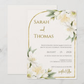 Boho Wedding Invitation 招待状 (正面/裏面)