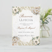 Boho Wedding Save the Date (スタンド正面)