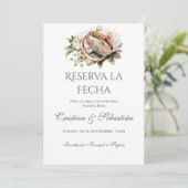 Boho Wedding Save the Date (スタンド正面)