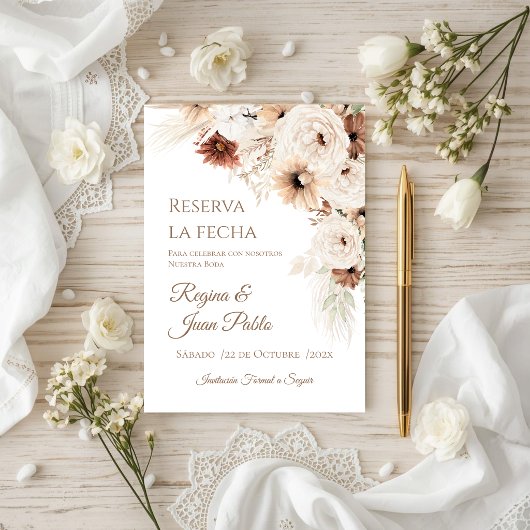 Boho Wedding Save the Date