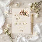 Boho Wedding with Rings 招待状