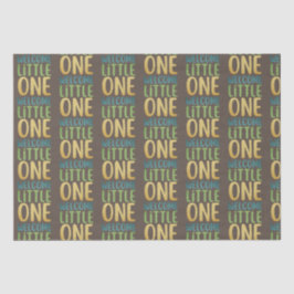 Boho "Welcome Little One"赤ちゃんシャワー 薄葉紙