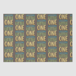 Boho "Welcome Little One"赤ちゃんシャワー 薄葉紙