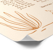 Boho Western お気に入りの People結婚の席表 ポスター (角)